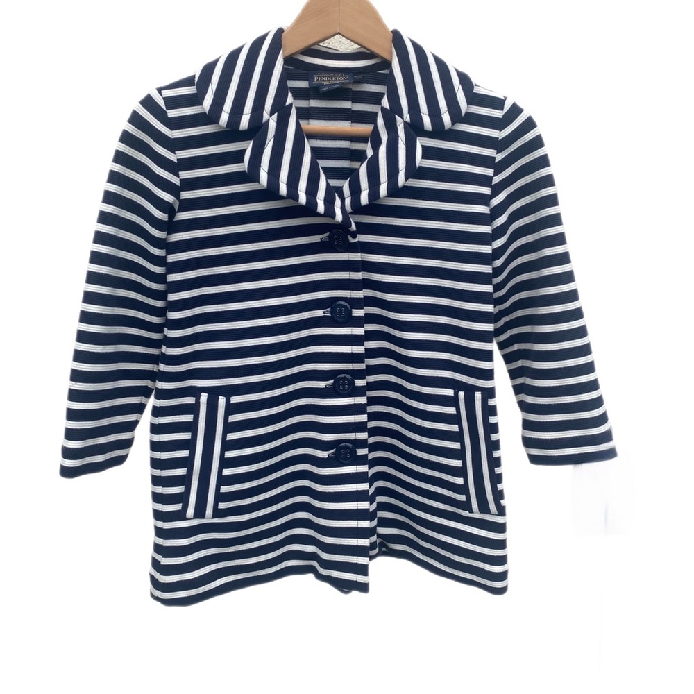 Pendleton Striped Blazer Jacket